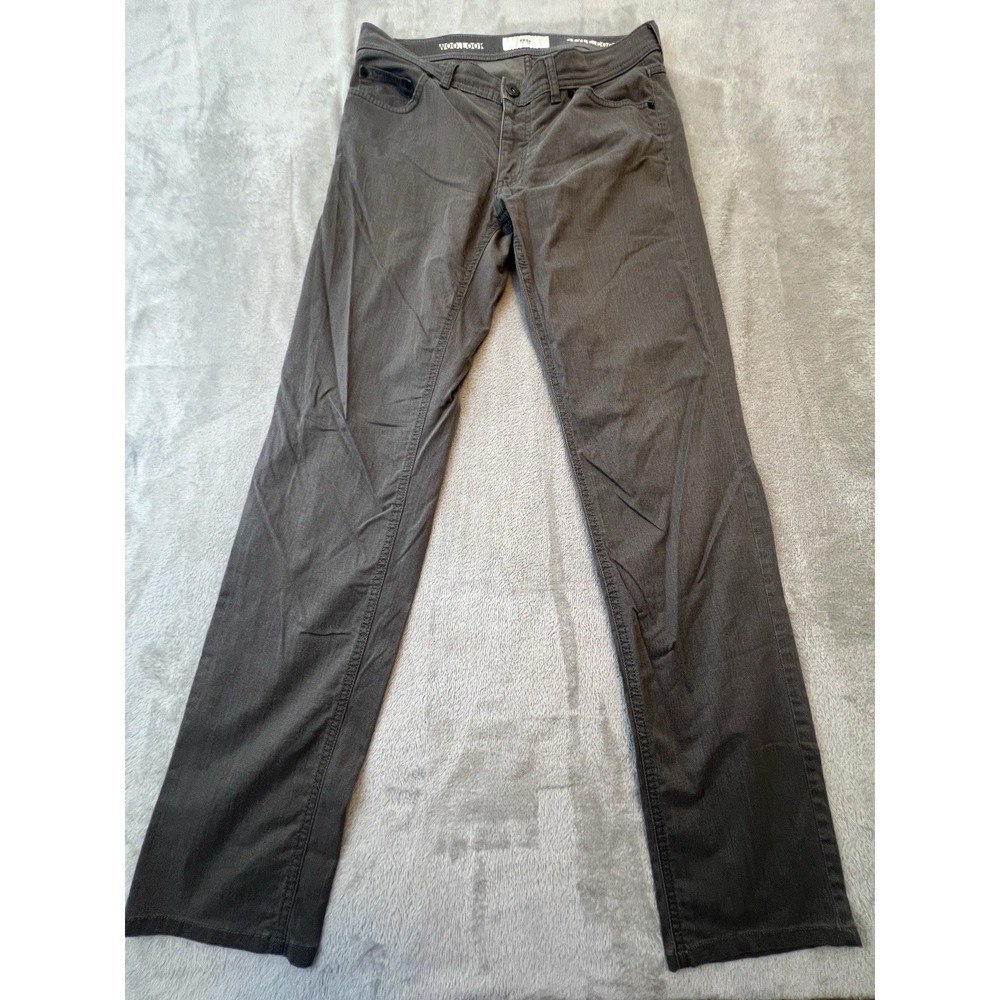BRAX Mens Pants 33x34 Gray Feel Good Cooper Straight Leg Casual